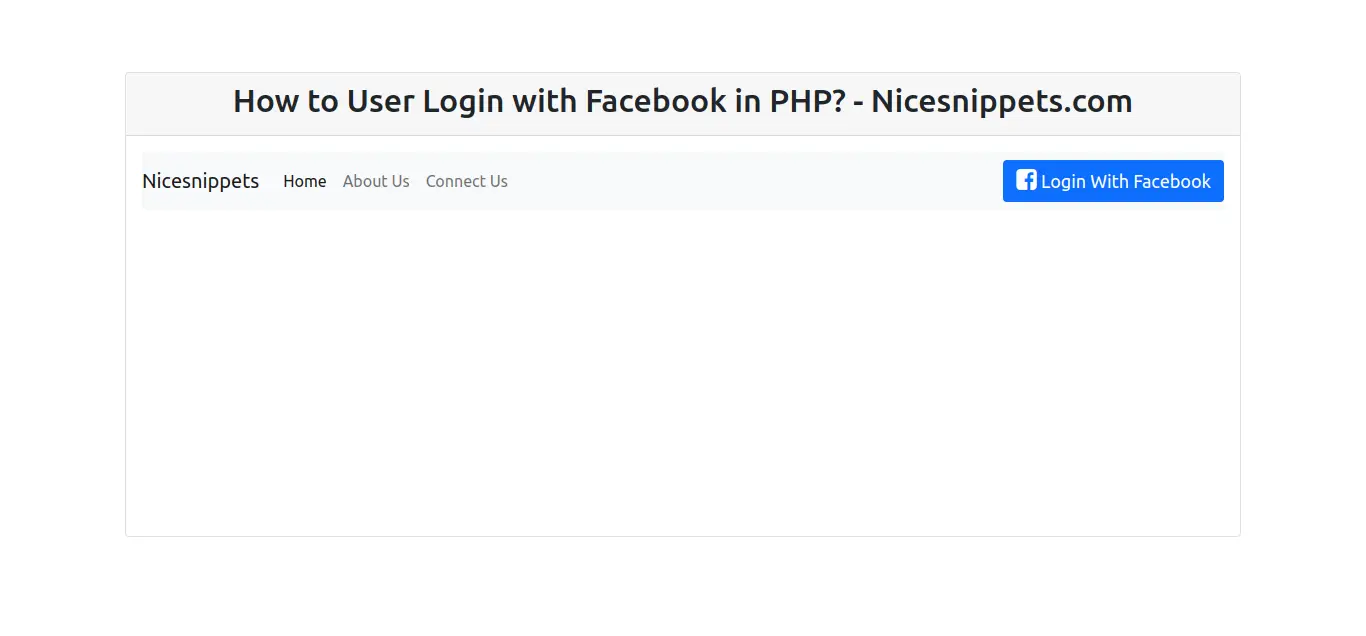 How to User Login with Facebook in PHP?