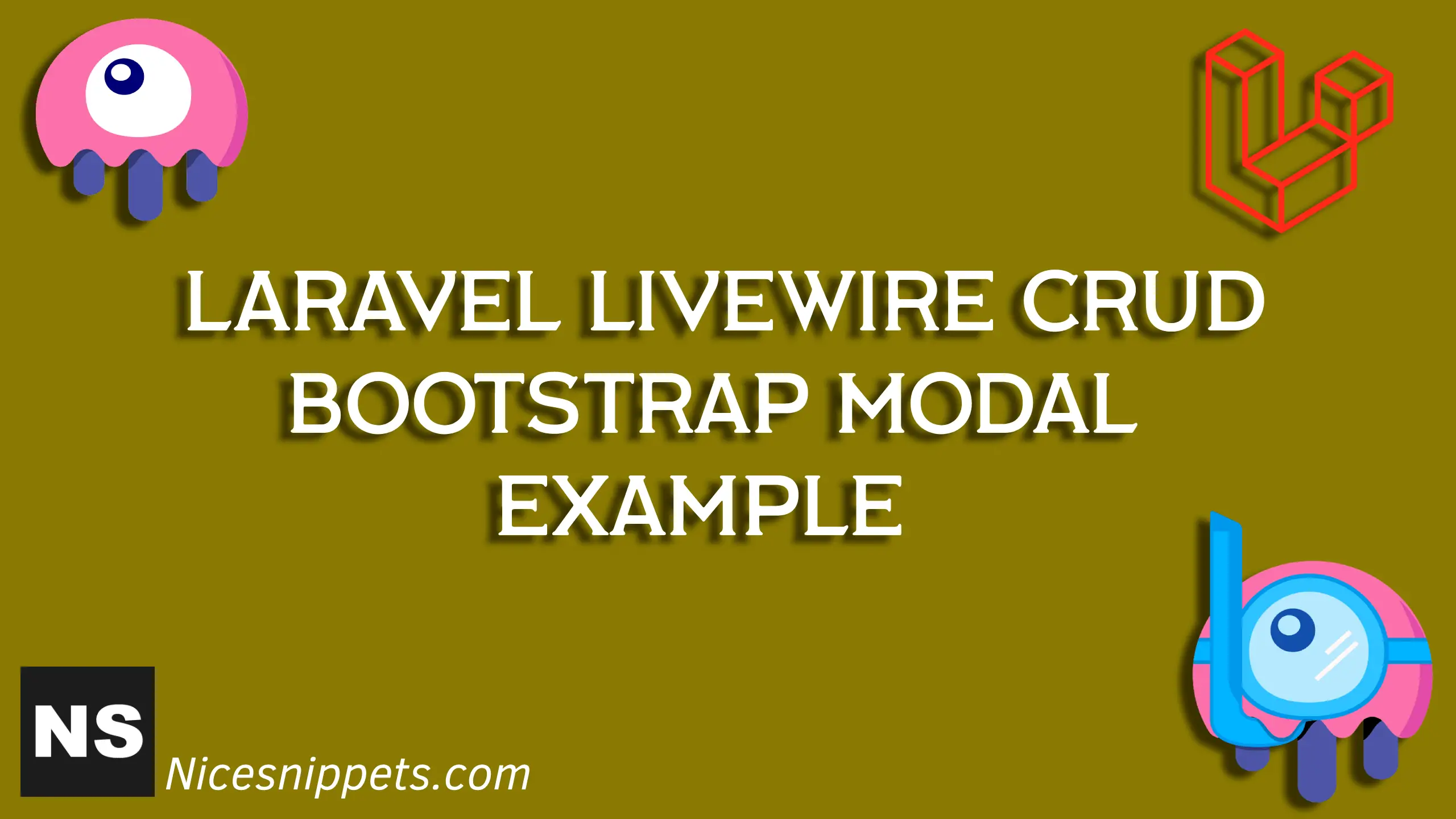 Laravel Livewire Crud with Bootstrap Modal Example
