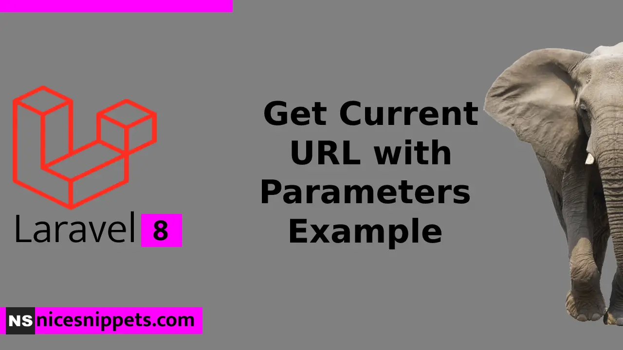 Laravel 8 Get Current URL with Parameters Example
