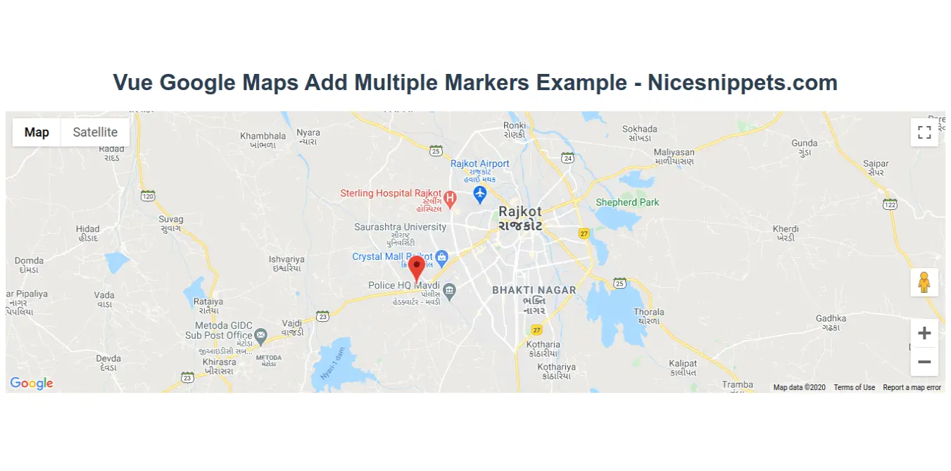 Vue Google Maps Add Multiple Markers Example