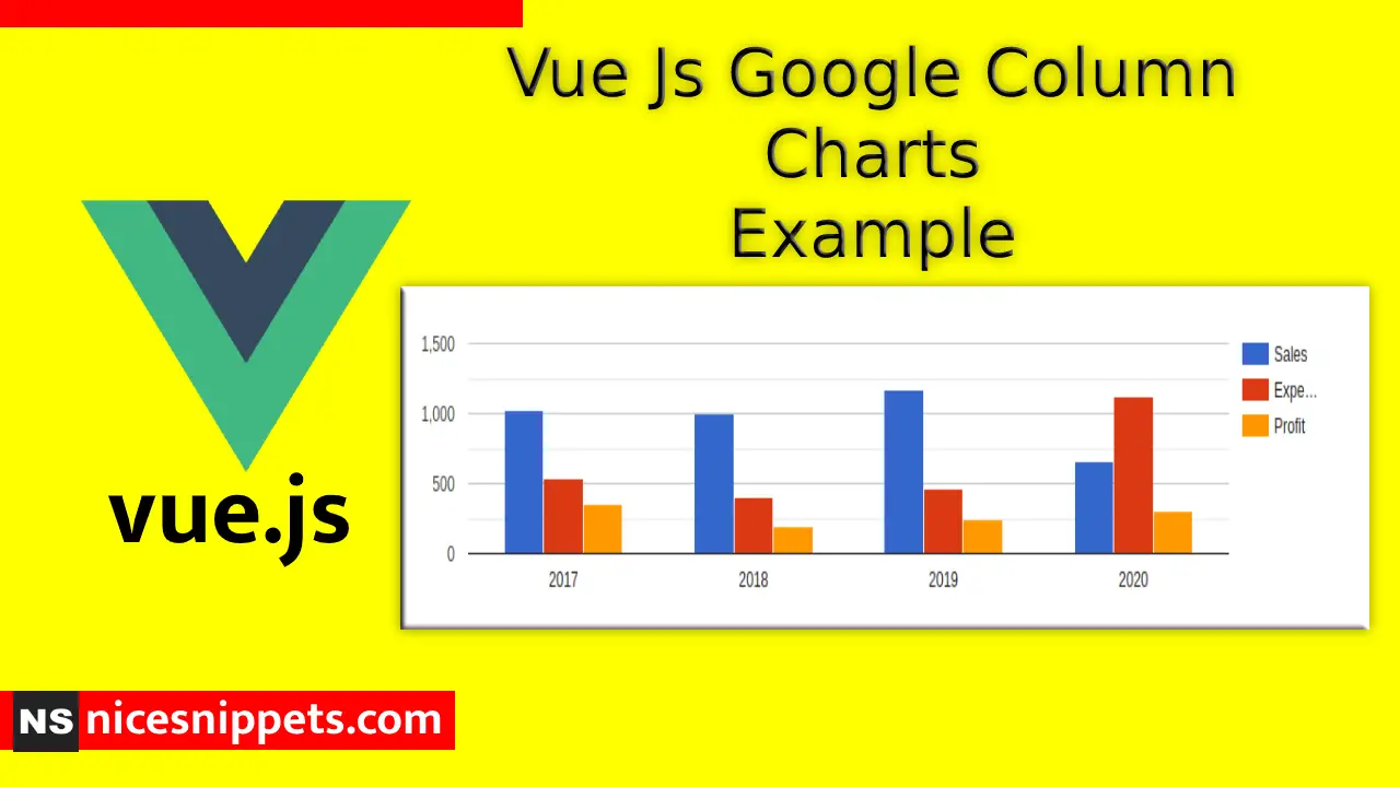 Vue Js Google Column Charts Example