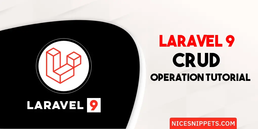 Laravel 9 CRUD Operation  Example Tutorial