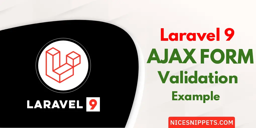 Laravel 9 Ajax Form Submit with Validation Example