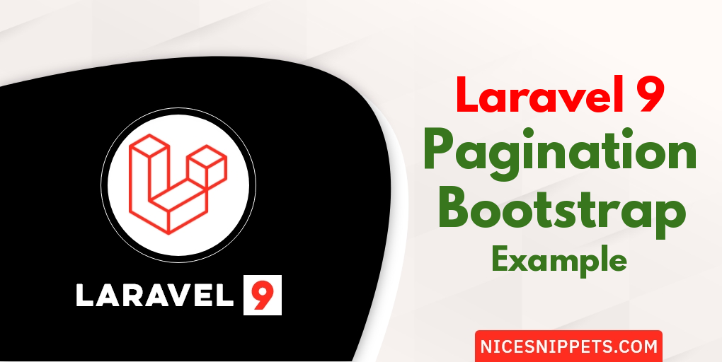 Laravel 9 Pagination Bootstrap Example