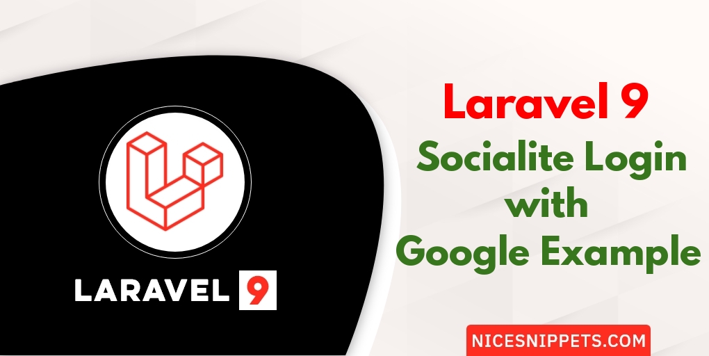 Laravel 9 Socialite Login with Google Example
