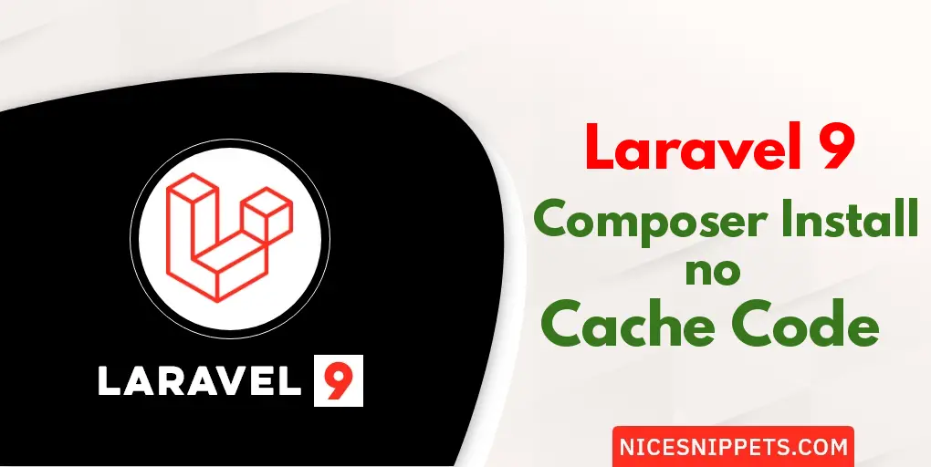Composer Install no Cache Code Example in Laravel 9
