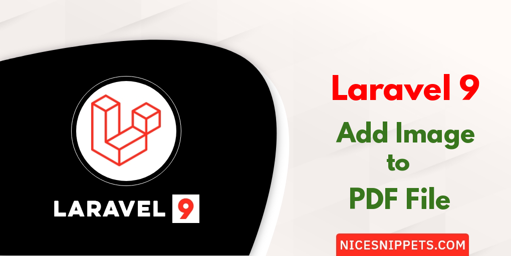 Laravel 9 Add Image to PDF File Example
