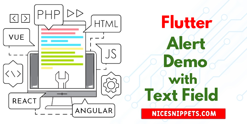 How to Alert Demo with Text Field in Flutter?