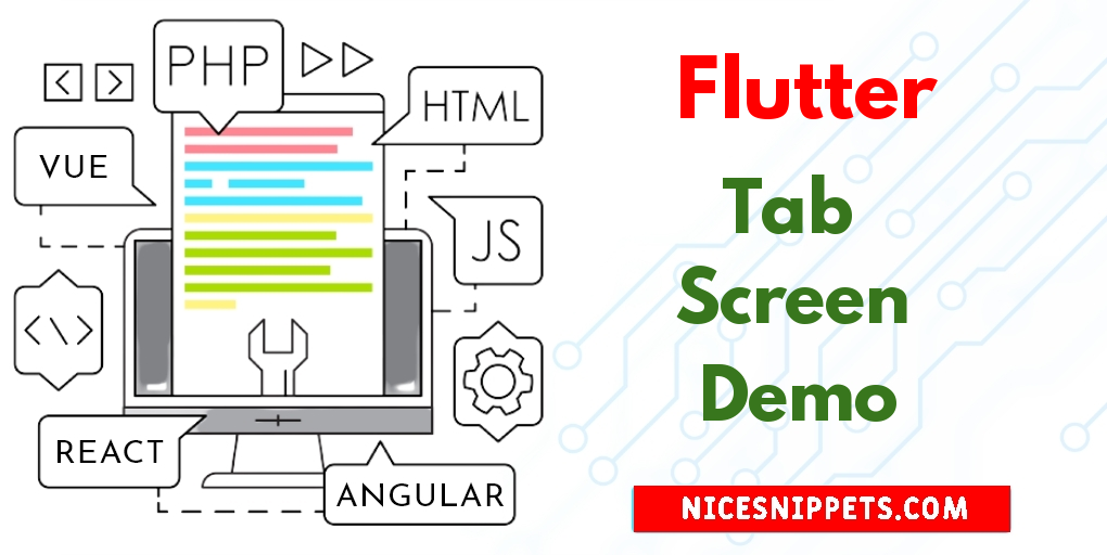 How to Tab Screen Demo in Flutter?