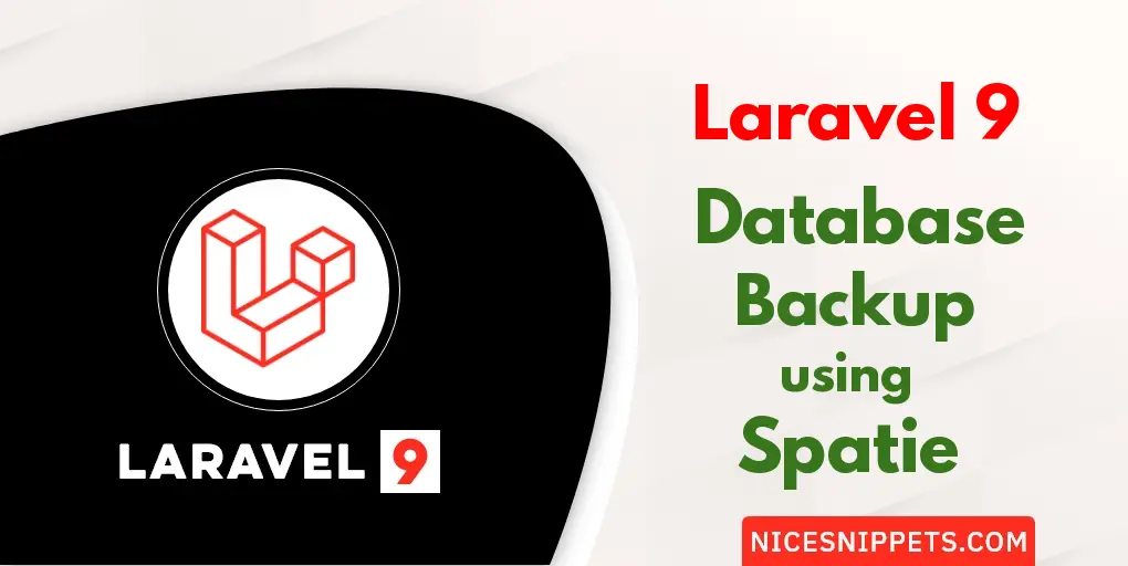 Laravel 9 Database Backup using Spatie