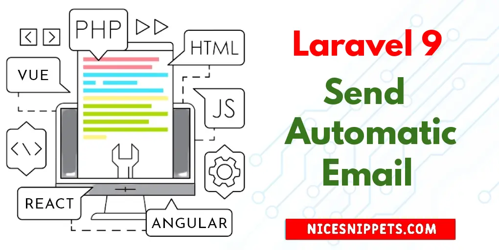 Twisted dump Menagerry How to Send Automatic Email in Laravel 9?