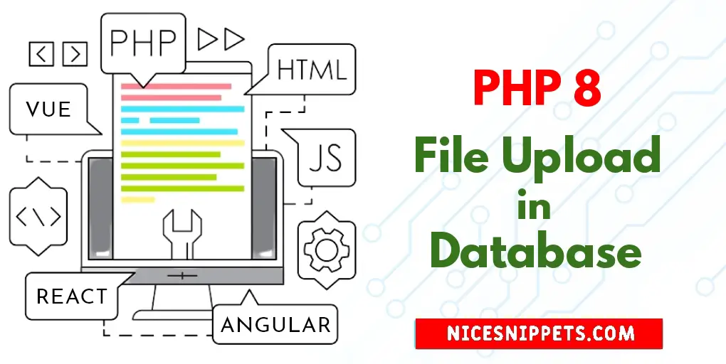 PHP 8 File Upload in MySQL Database Example