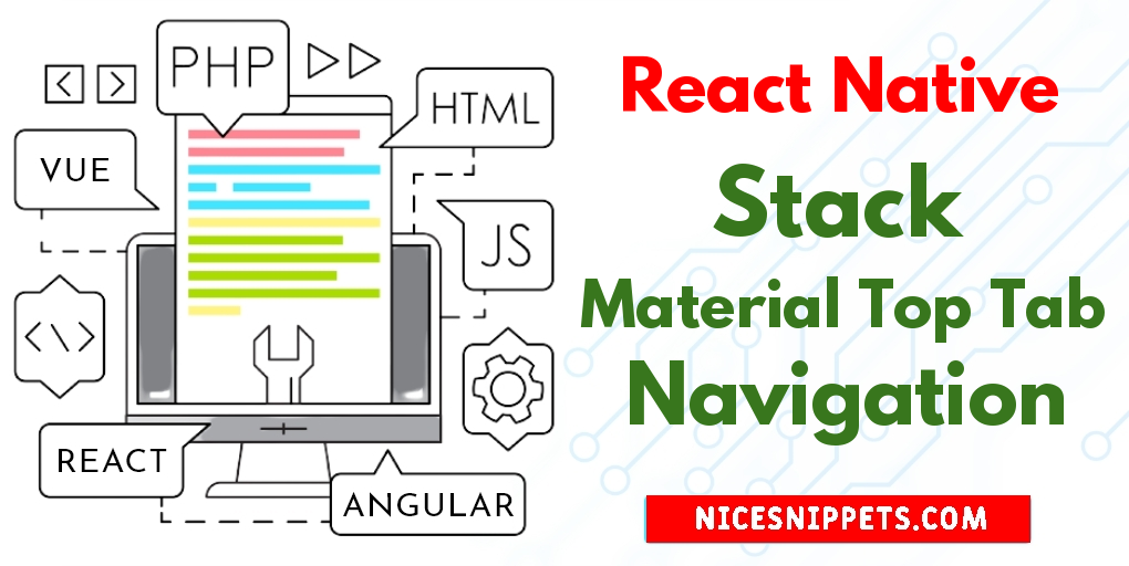 How to Create Stack with Material Top Tab Navigation in React Native?