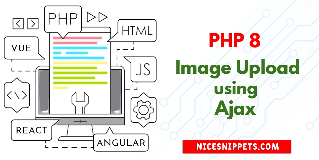 Ajax Image Upload with Form Data using jQuery PHP 8 and MySQL