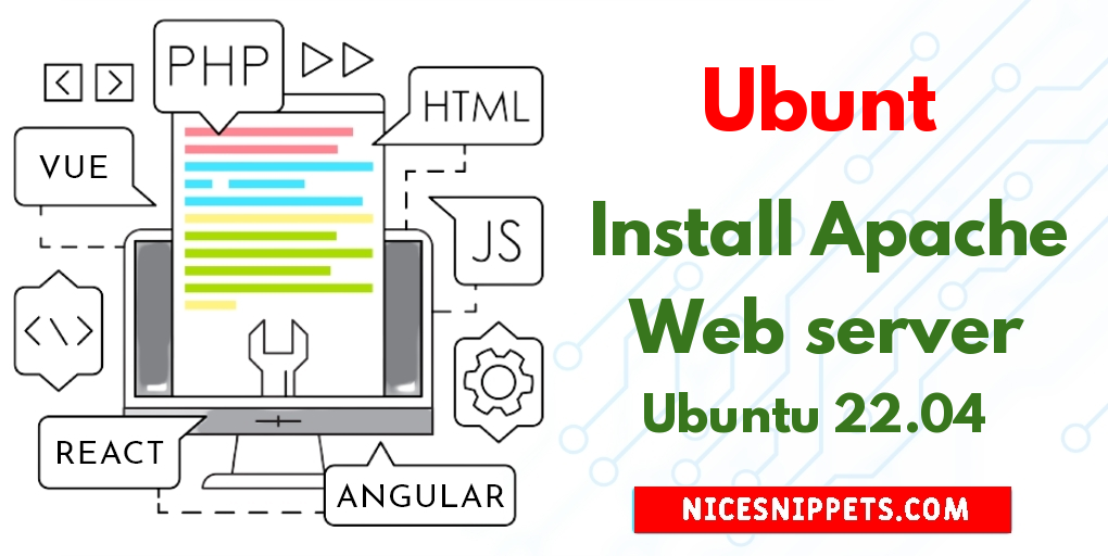 Commands to Install Apache Web server on Ubuntu 22.04