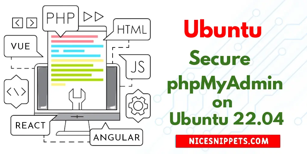 Secure phpMyAdmin using Command with Apache on Ubuntu 22.04