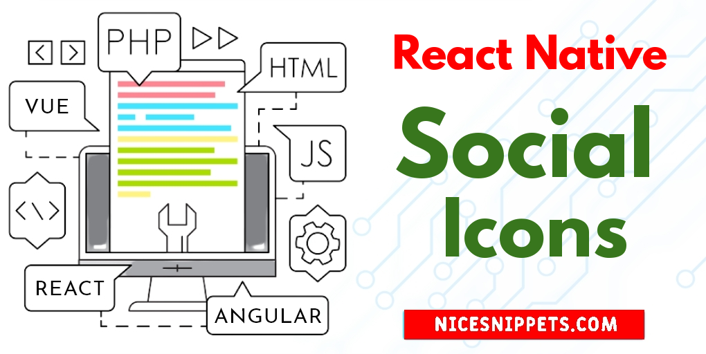 How to Create Social Icons in React Native?