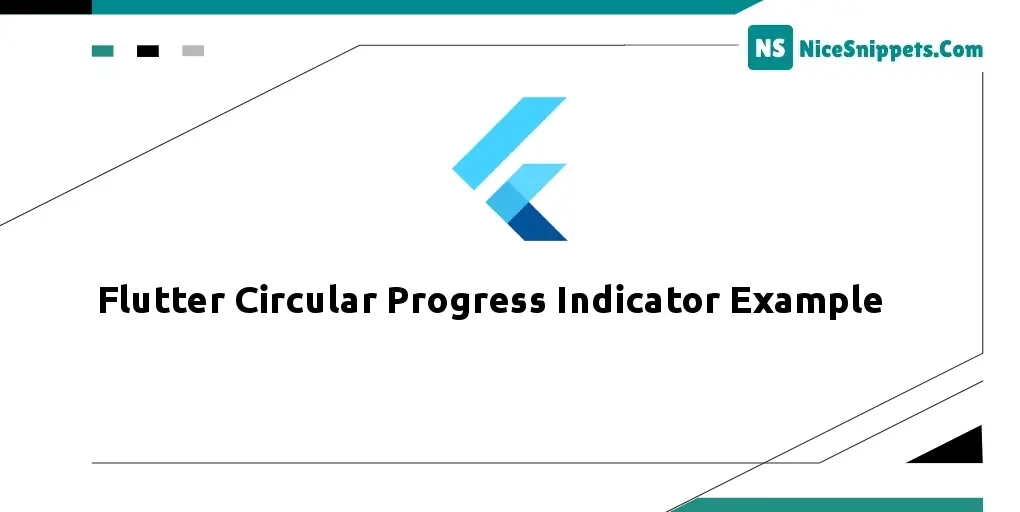 Flutter Circular Progress Indicator Example
