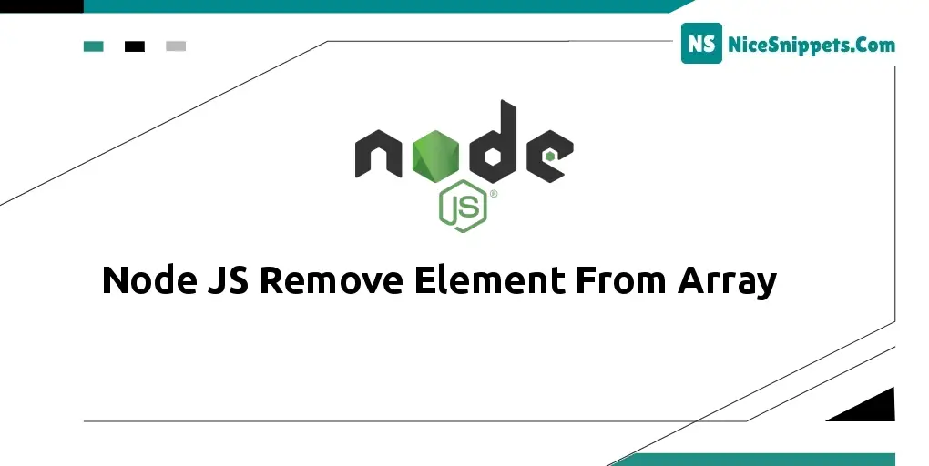 Node JS Remove Element From Array