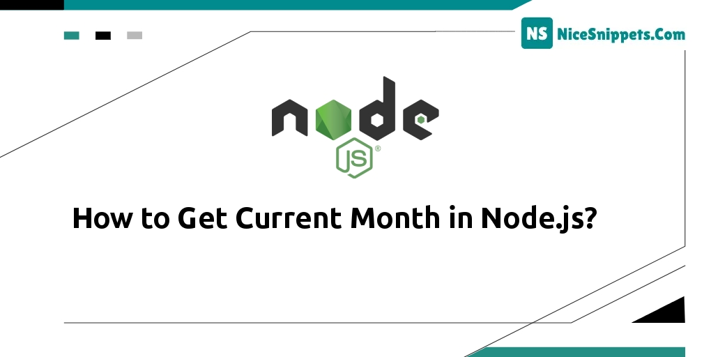 How to Get Current Month in Node.js?