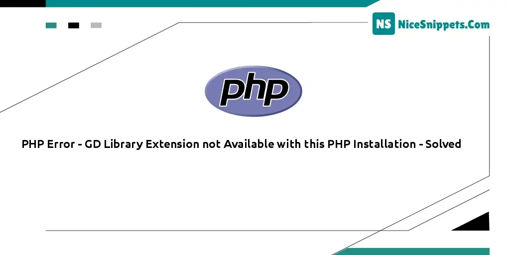 PHP Error - GD Library Extension not Available with this PHP Installation - Solved