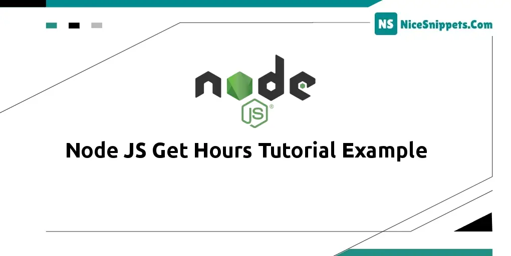 Node JS Get Hours Tutorial Example
