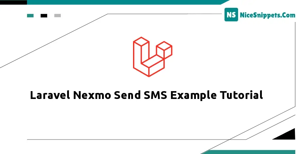 Laravel Nexmo Send SMS Example Tutorial