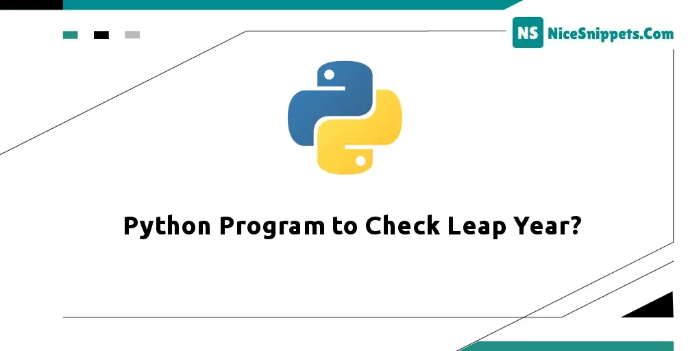 Python Program to Check Leap Year?