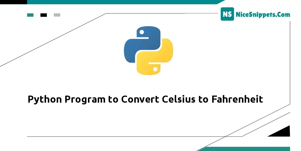 Python Program to Convert Celsius to Fahrenheit