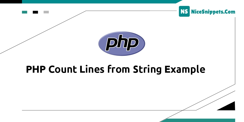 PHP Count Lines from String Example
