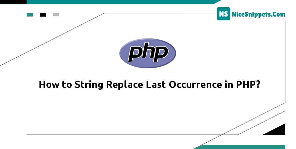 How to String Replace Last Occurrence in PHP?