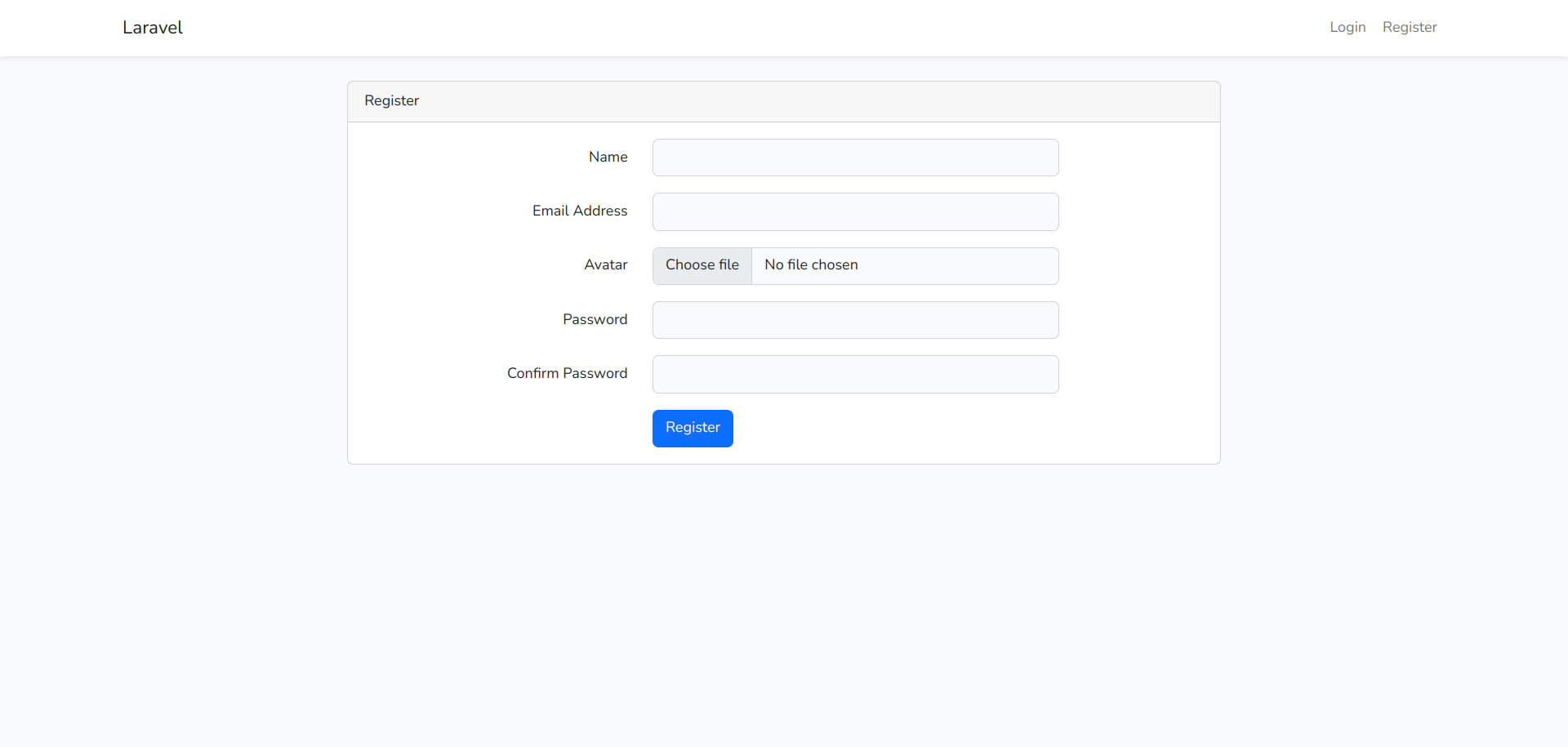 How to Upload an Image in the Registration Form in Laravel?