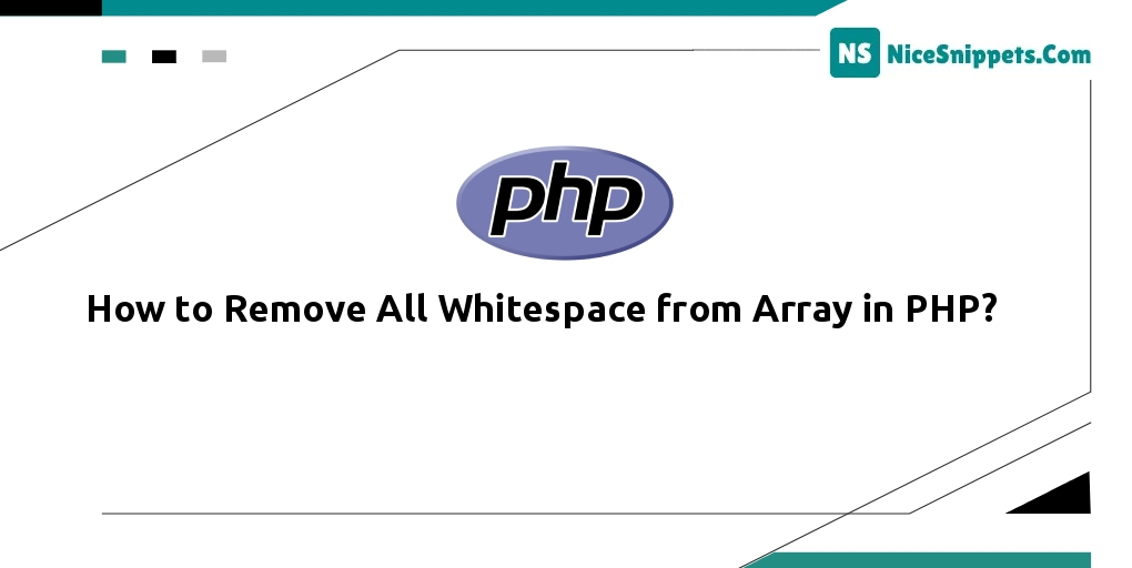 How to Remove All Whitespace from Array in PHP?