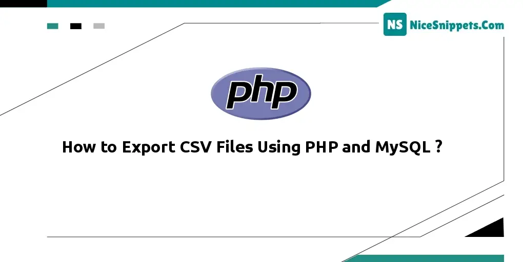 How to Export CSV Files Using PHP and MySQL?