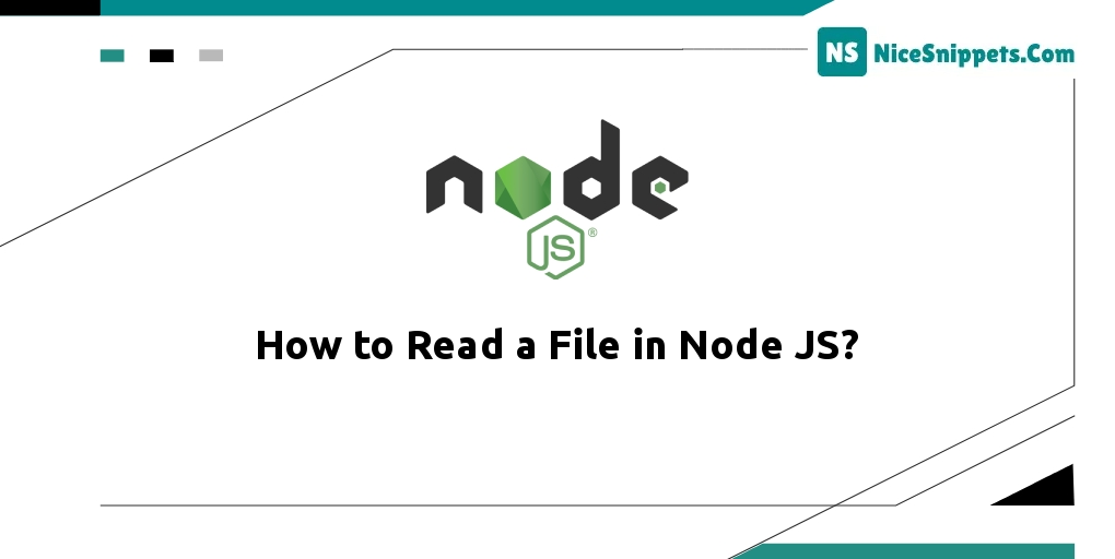 How to Read a File in Node JS?