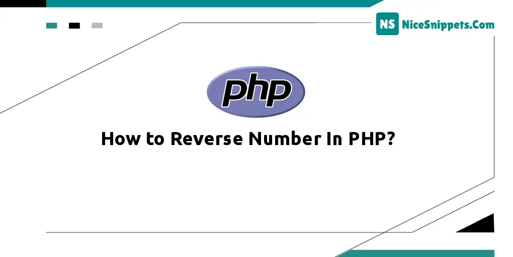 How to Reverse Number In PHP?