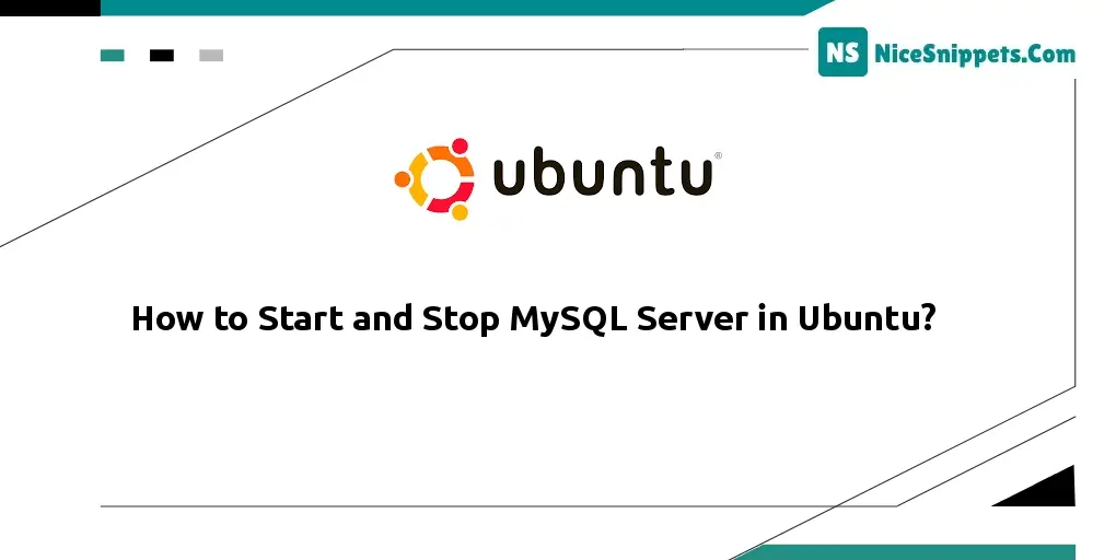 How to Start and Stop MySQL Server in Ubuntu?