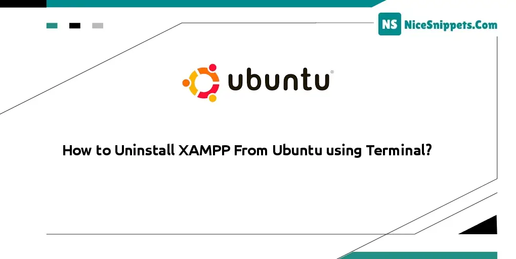 How to Uninstall XAMPP From Ubuntu using Terminal?