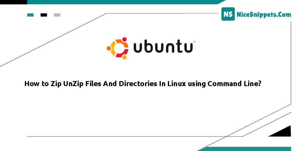 How to Zip UnZip Files And Directories In Linux using Command Line?