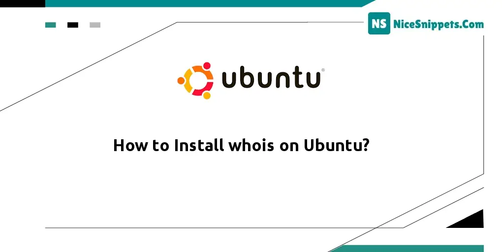 How to Install whois on Ubuntu?