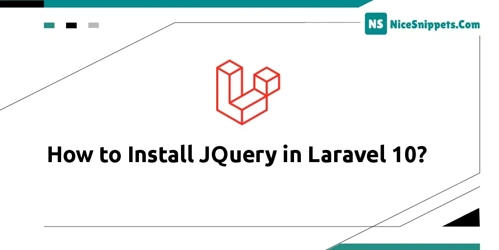 How to Install JQuery in Laravel 10?