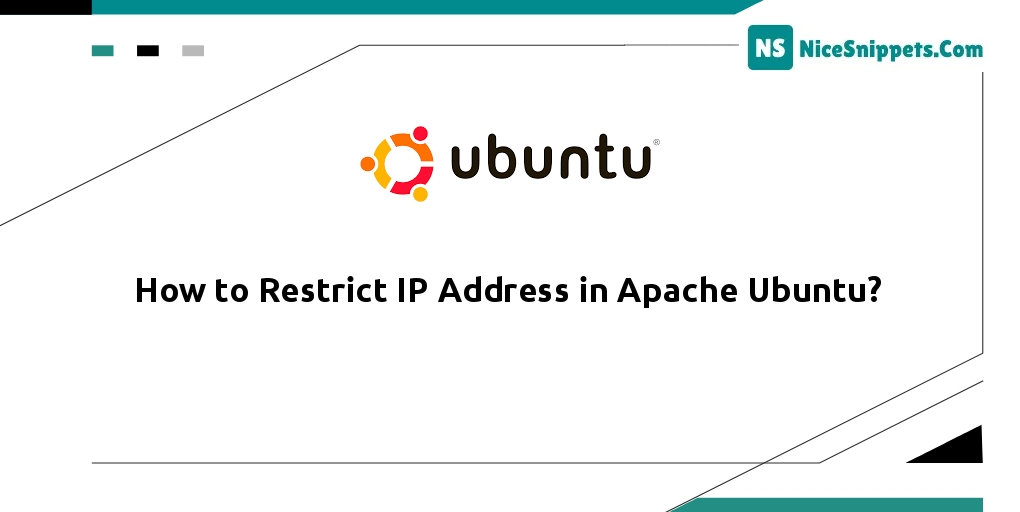 How to Restrict IP Address in Apache Ubuntu?