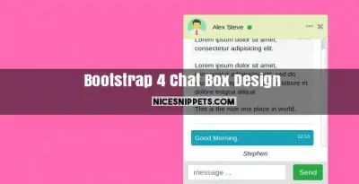 Box html chat Top 20+